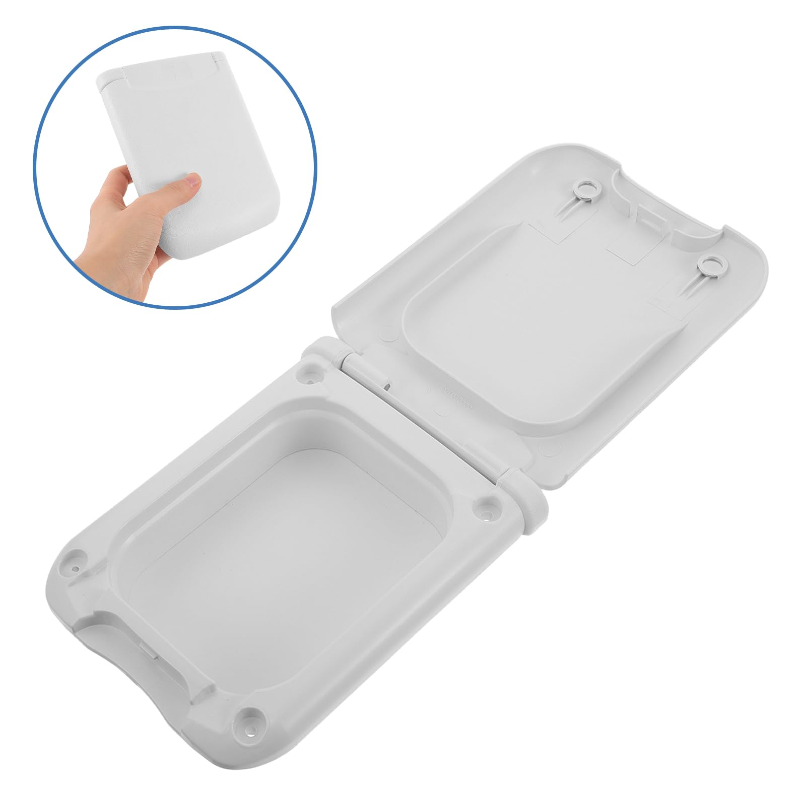 Mobestech Scatola di Distribuzione Alimentazione in Plastica ABS Resistente alle Intemperie Bianca Facile Installazione per Camper e Barca per Viaggi Marini e Campeggio