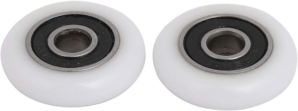 Aexit 26mmx6mmx6mm Ball Material handling Bearing Wheel Sliding Door Pulley Roller 20pcs Model:11as118qo525