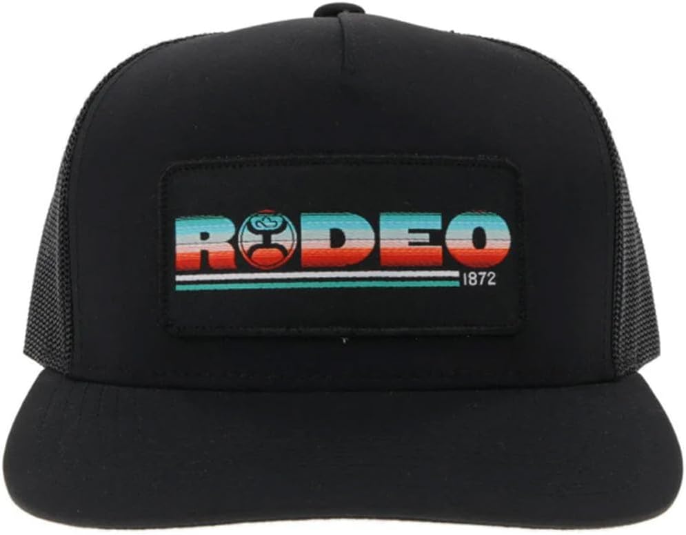 HOOEY Rodeo Adjustable Snapback Hat – High Profile 5-Panel Breathable Mesh Baseball Cap, Trucker Hat for Men and Women - Image 4