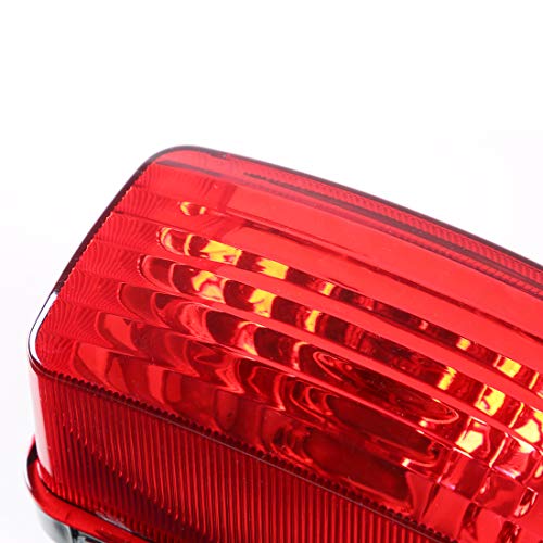 Cpowace Taillight Housing Tail Light Lens Cover Compatible With Yamaha Big Bear 400 / Grizzly 660 350 / Kodiak 400 / Rhino 660 700,Plastic Rear Light Lens Replace 5Km-84710-01-00,5Km-8472C-10-00(Red) #TOP4