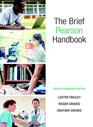 The Brief Pearson Handbook, Fourth Canadian Edition (4th Edition ...