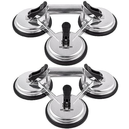 Consejos para Comprar Venta de Aspiradoras , listamos los 10 mejores. 44 TUMYES 2 Ventosas para Vidrio,Placa de Aspiradora de Aluminio Resistente,Asa de Aluminio para Levantar Vidrio/Soporte de Junta de Piso/Elevador de...