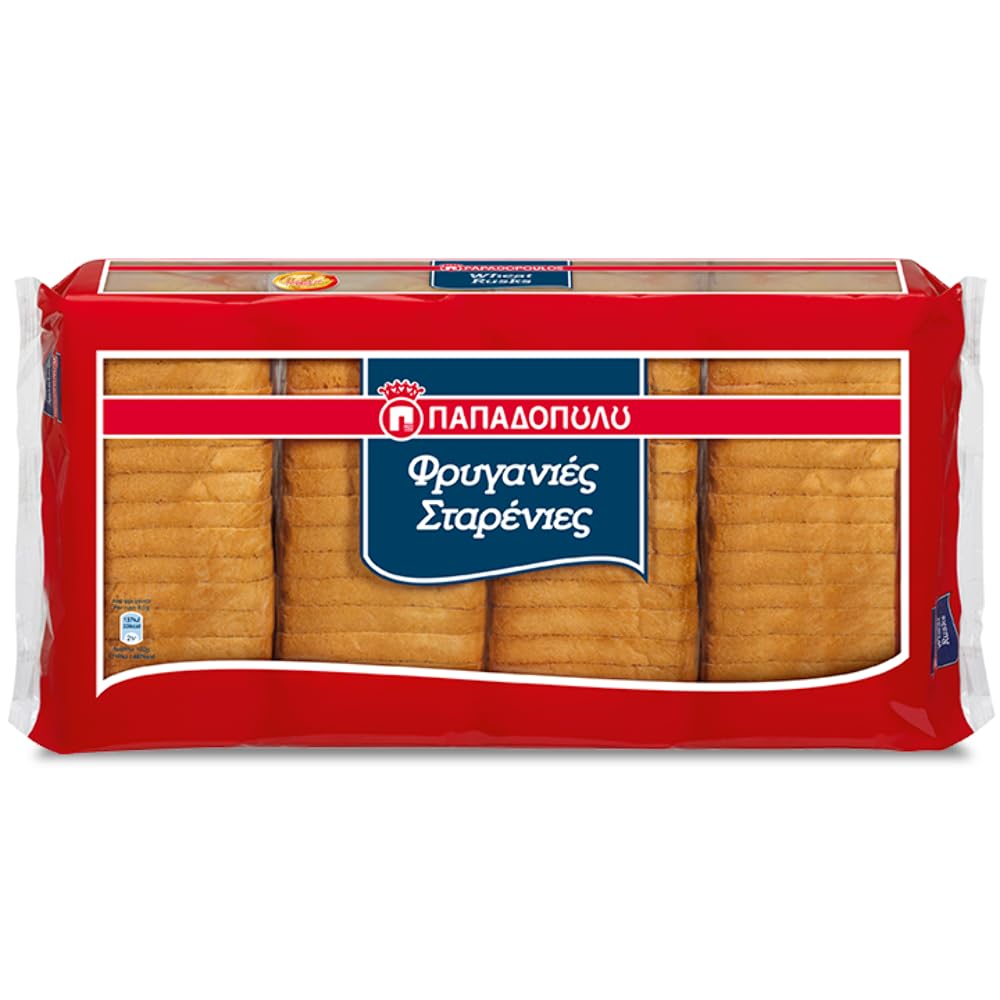 PapadopoulosGoldies Wheat Rusks 510g ( Contains 4 Fresh Packs)