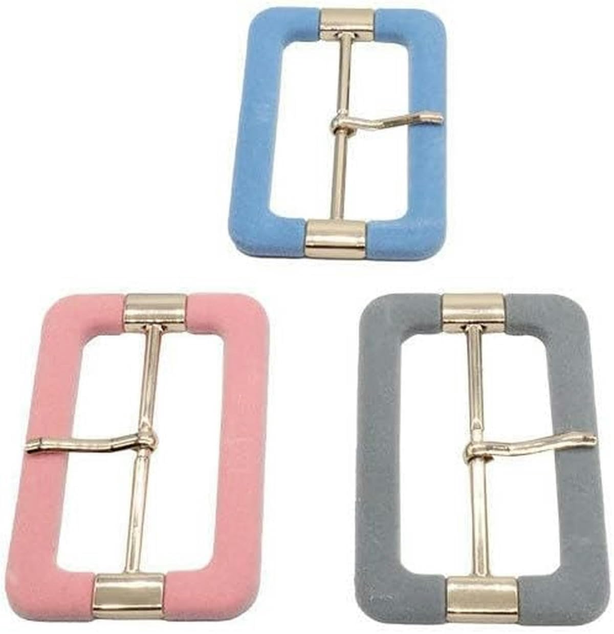 Kit di 12 fibbie per cintura rivestite in tessuto, fibbie interne da 30/40/50 mm, chiusura di ricambio per cinture a vento, cucito e artigianato fai da te