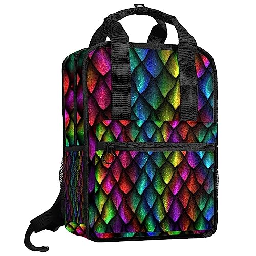 Sac à dos dinosaure évitant le mal de dos - Cartable réglable multicolore