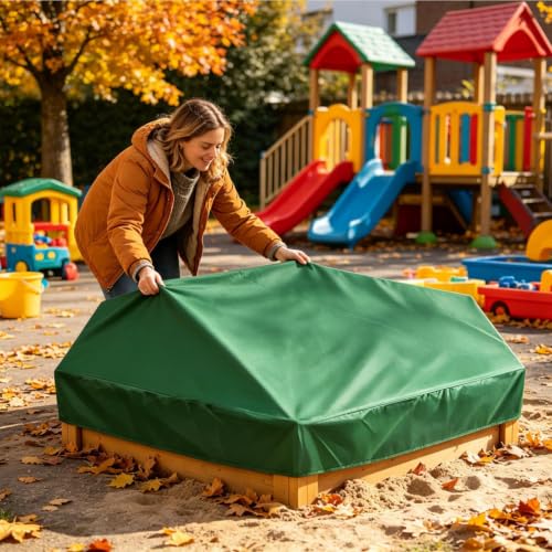 Impermeable de arenero para mantener limpios los juegos lúdicos del patio 7