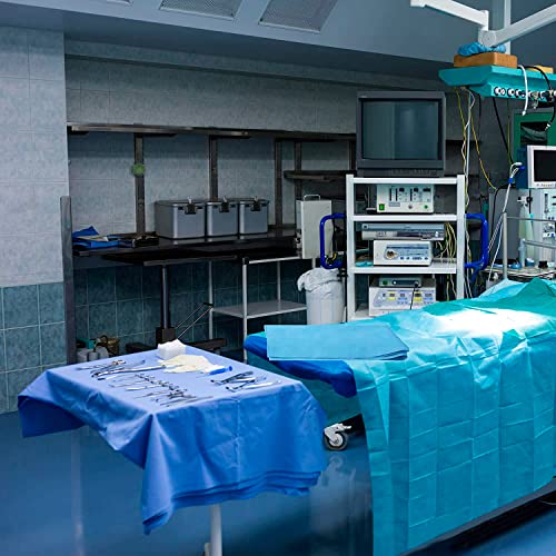 Amz Sterilization Wrap 24" X 24". Pack Of 50 Blue Autoclave Film For Protection Medical, Lab Instruments, Equipment. Non-Sterile Single Layer Cellulose For Steam Ethylene Oxide (Eo) Sterilization. #TOP4
