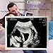 Personalized Pregnancy Prank Ultrasound Photos | Customized Ultrasound Positive Test Results Strip of 4 Photos from real ultrasound printer | Hilarious Gag gift for friends and family
