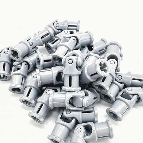 TZBTSTEAM 80pcs New Light Grey Universal U Joint 3L Compatible with legoes (61903/62520c01) Suspension & Drivetrain Robot Motor Robotics Advanced Building mindstorms EV3 NXT Part