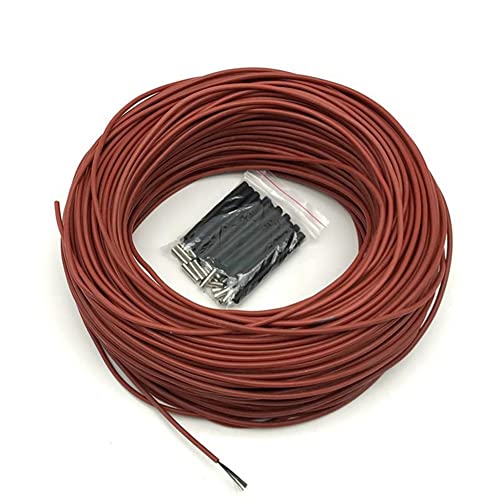 SPORTARC Fußbodenheizungskabel, 12K Fußbodenheizungskabel 33ohm/m Kohlefaser Infrarot Heizkabel für warmen Boden