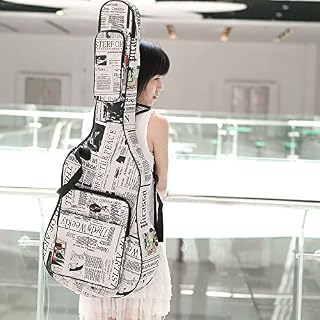 keppy Housse de transport en tissu Oxford 600D résistant à l’eau style journal double couture sangles rembourrées pour guitare folk acoustique classique 104 cm, gris, 41 in - Les Beatles, Paul McCartney, John Lennon, RIngo Starr, George Harrison keppy Housse de transport en tissu Oxford 600D résistant à l'eau style journal double couture sangles rembourrées pour guitare folk acoustique classique 104 cm, gris, 41 in – Image 5
