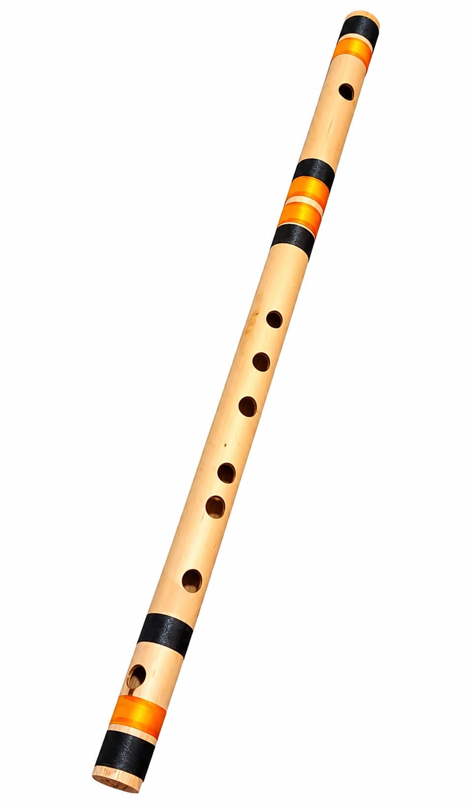 Bamboo Flutes| C Natural Scale | for Professional/Beginner | 19 inch Bansuri | Basuri Musical Instrument |-picture-38