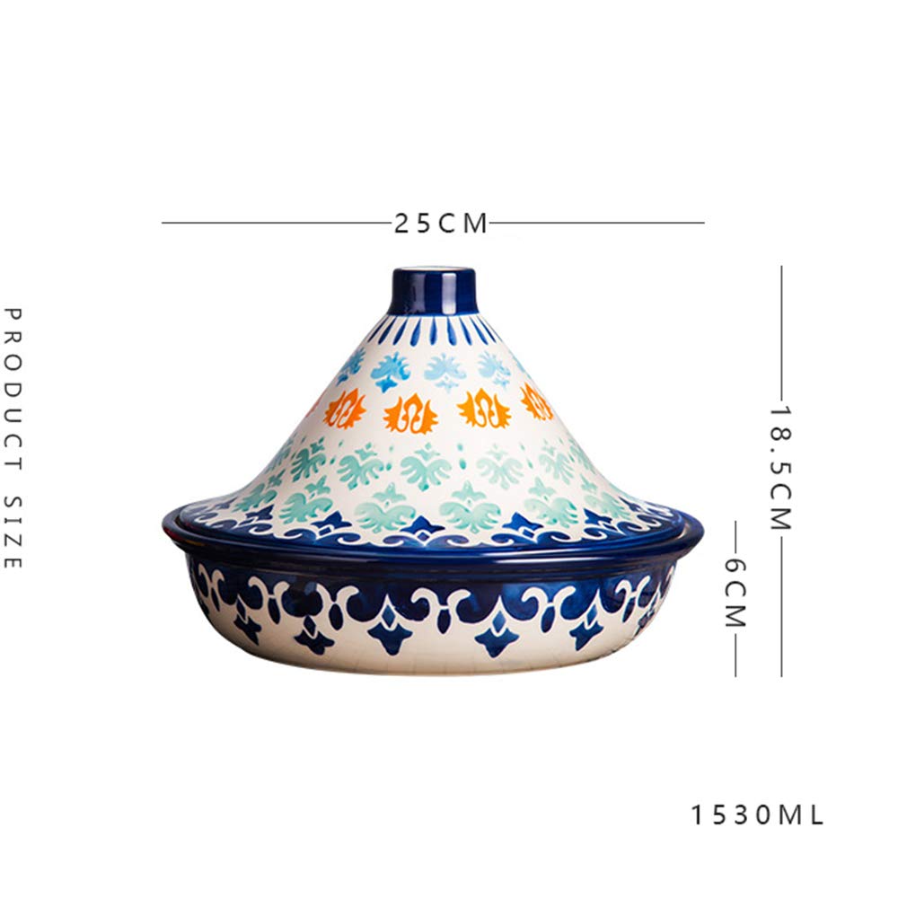 Amazon｜美しいモロッコスタイルのタジン料理鍋、チュニジアのデザイン