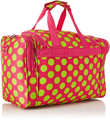 Image of World Traveler 81T16-638 Duffle Bag, One Size, Fuchsia Lime Dot II