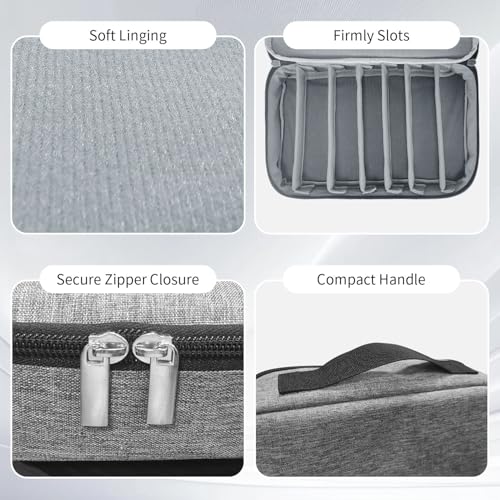 Image of Travel Sunglasses Organizer Case, Portable Sunglasses Case, Eyeglasses Storage Holder for Men Women