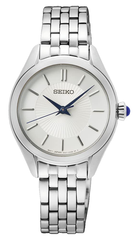 Seiko Women's Analogue Quartz Watch with Stainless Steel Strap SUR537P1