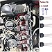 CHENX 4 sets of ignition coil connectors are applicable to Volkswagen Bora Passat compatible Audi ignition coil harness female connector, sending 16 heat shrinkable tube terminals and 4 cable ties.