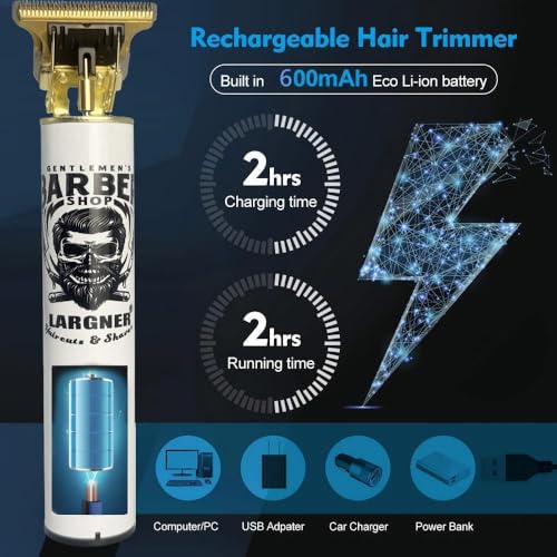 Tagliacapelli Professionale Da Uomo, Kit E Set Di Rasoi Elettrici, Tagliacapelli E Tagliacapelli In Ceramica, Lama A T In Ceramica, Per Tagliacapelli Da Barbiere - 5