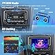 2G+64G Autoradio für VW Volkswagen Jetta Passat Seat Golf Tiguan Skoda Polo, 9 Zoll Touchscreen Wireless Carplay & Android Auto Autoradio mit Bluetooth/EQ/GPS/WiFi/FM RDS Radio