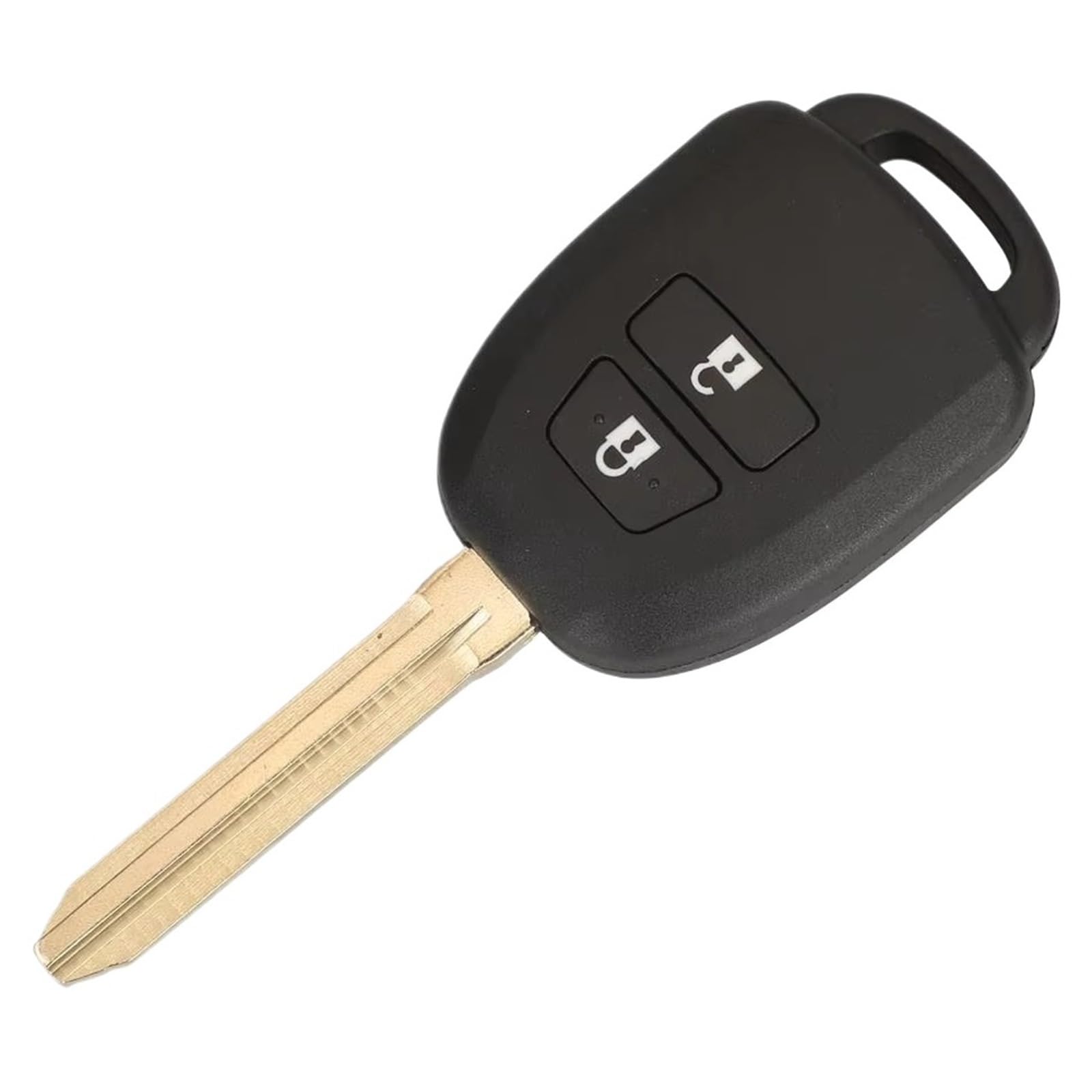 Compatible Con Toyota Para Camry Para Prius 2012 2013 2014 2015 2016 2017 2 3 4 Botones Carcasa Para Llave Remota TOY43 Sin Cortar(2 Buttons)