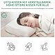 UTTU Memory Foam Kissen, Kopfkissen zur Linderung von Nackenschmerzen, Ergonomisches Nackenkissen Sandwichkissen, verstellbares Memory Schaum Kissen 60x36x12/10cm