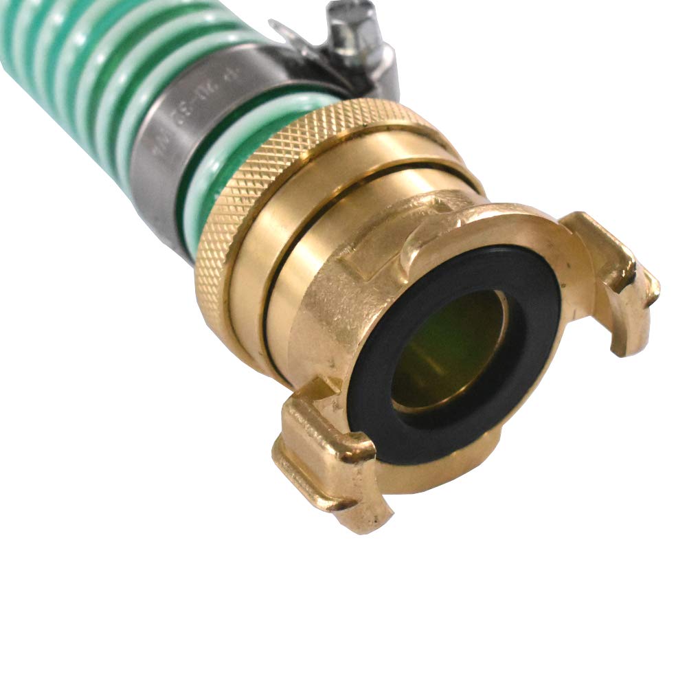 1 Zoll Saugschlauch Druckschlauch 25mm Innendurchmesser mit Saugkorb, Rückschlagventil + Saugkupplung (3m)