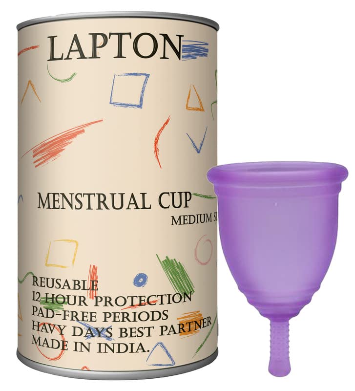 Lapton Purple Color Reusable Silicone Fabric Small Size Menstrual Cup Pack of 1 (Purple_Small_10 ML)(box-01-S_Purple_P1) (B0BYDV54K1) Amazon Price History, Amazon Price Tracker