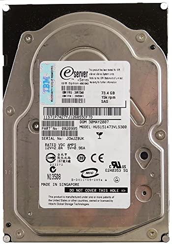 Disque dur SAS IBM 15k pour remplacer un stockage serveur lent et saturer les transferts