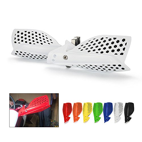 Image of Motorcycle Handguards Double Layer Protection 7 /8 inchand 11 /8 inchUniversal for FE 250 350 450 501 701 350S 501S 701SM TE 150 150i 250 300 250i 300i TX 125 FC 250 350 450 White