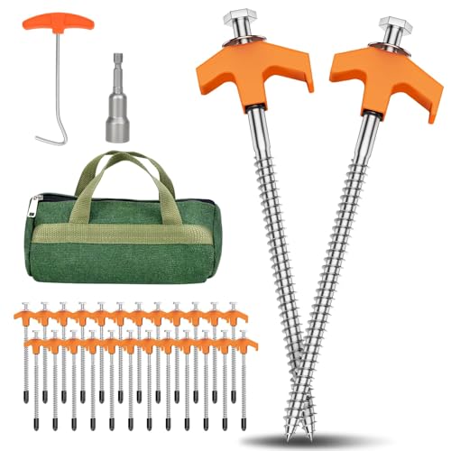 SCZND 24 Pack Heavy Duty Stakes
