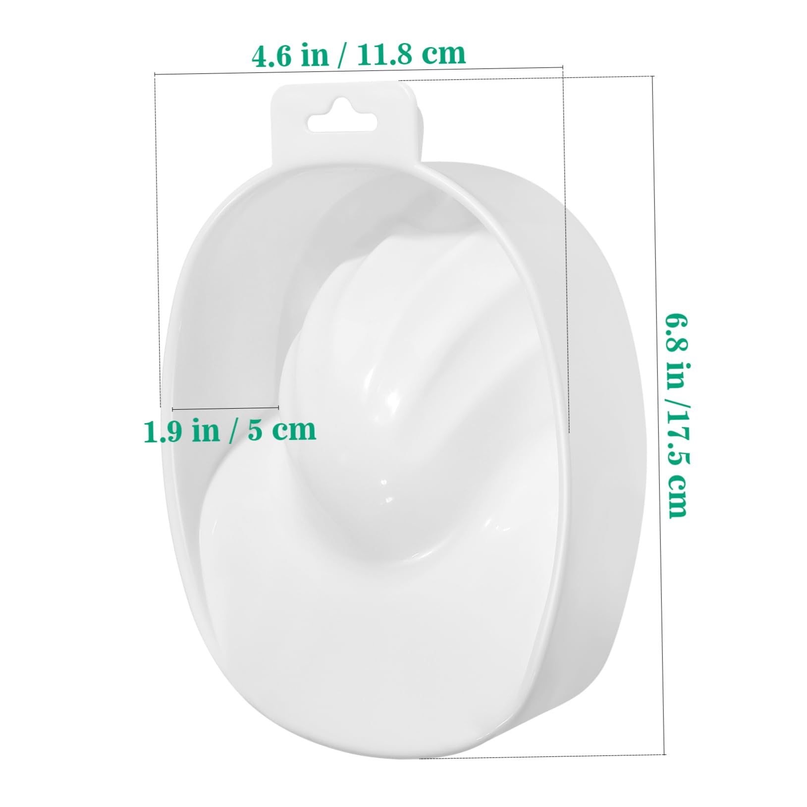 AUTSUPPL Soaking Bowl Nail Removal Bowl Manicure Nail Care White for Cuticle Softening Art Home Salon