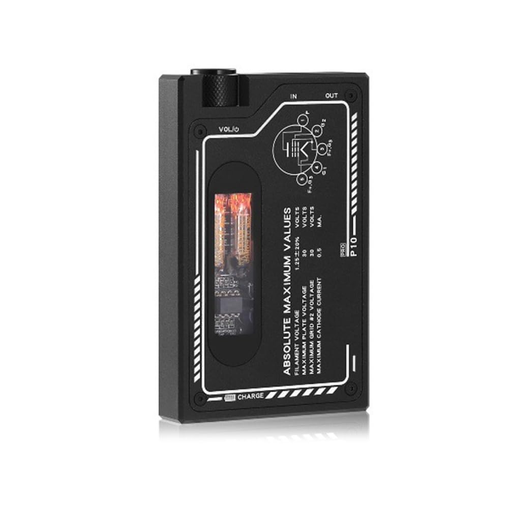 Amplificatore per Cuffie A Tubo Riscaldato P10 PRO HiFi Direct, Mini Amplificatore per Cuffie Audio Portatile da Tavolo, Alimentato Tramite USB-C