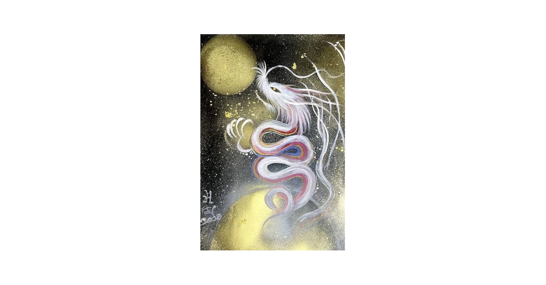 美品! 金運 開運 龍神様 白蛇 掛軸 おもてなし 絵 龍脈 富士山水 中国風水 Amazon.co.jp: 縁起物 幸福 贈り物 プレゼント 白龍 風水 開運