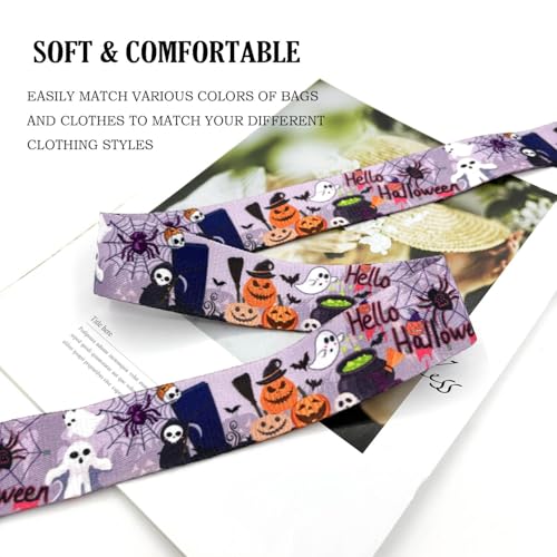 Image of Dsigo Purse Strap, 1.5 inch Wide Gold Alloy Buckle Floral Printing Crossbody Shoulder Strap for Bag Handbag Crossbody Bags