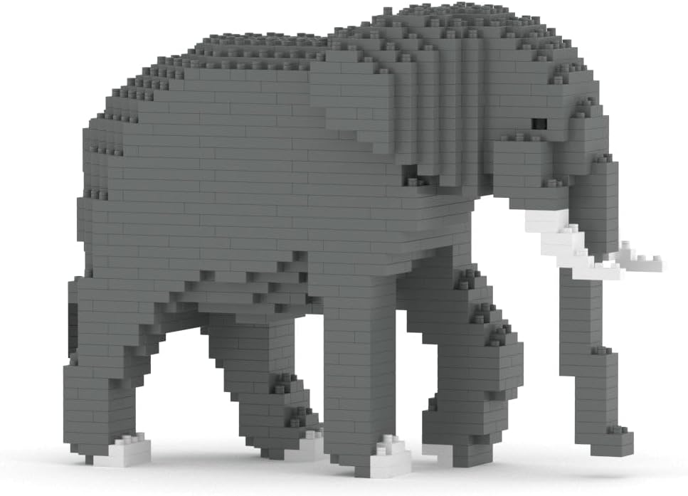 Elephant 03S | Animal Plastic Building Blocks | Age 14+
