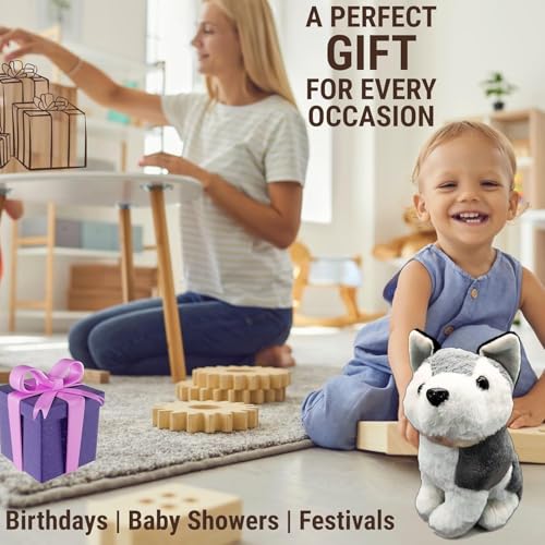 Image of Dog 20cm Soft Toys for Kids | Plush Soft Toys for Baby Boys and Girls| Best Gift | Dog Soft Toy for Kids -Brown 20Cm Height
