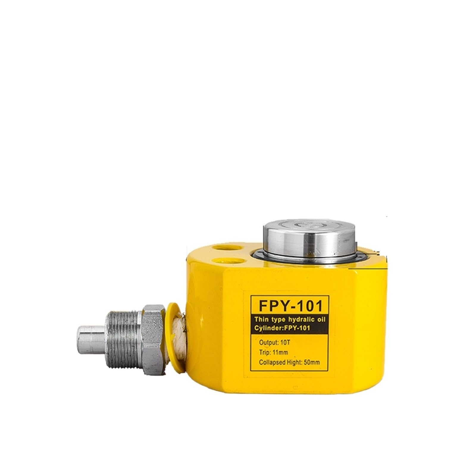 OLSKFUH Hydraulic Jack, 5T/10T/20T/30T/50T Ultra-Thin Portable Hydraulic Lifting Jack Split Hydraulic Booster Hydrocylinder,10T