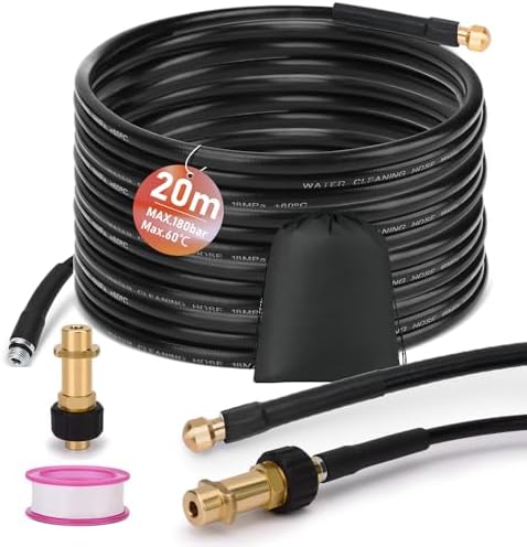 15m Rohrreinigungsschlauch Für Kärcher - 180Bar Abflussreiniger Set