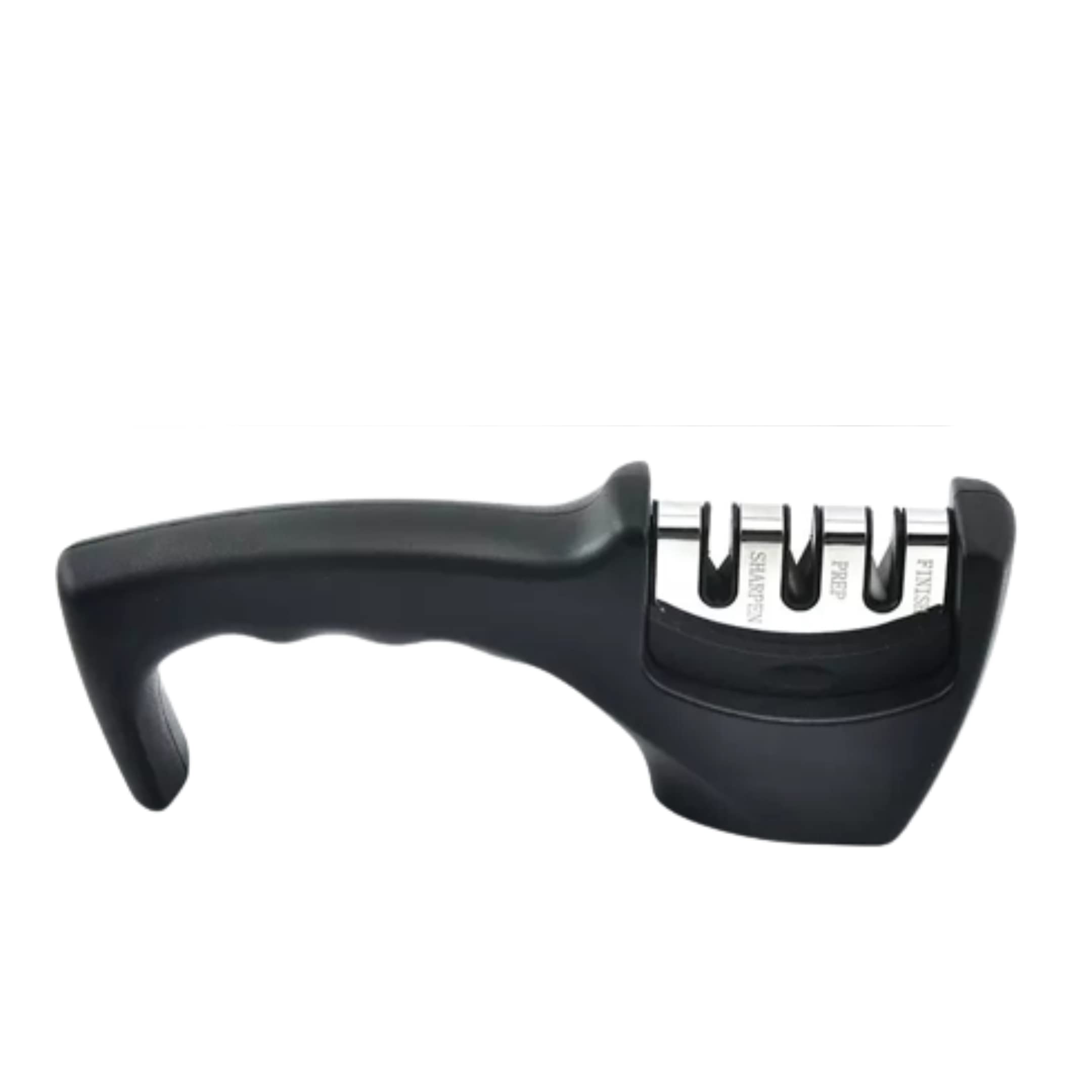 Beclina Kitchen Knife Sharpener | 3 Stage Knife Sharpening Tool for Kitchen | Professional Knife Tool | Sharpener for Ceramic Knives and Steel Knives | Sturdy Design | Manual Sharpening Tool