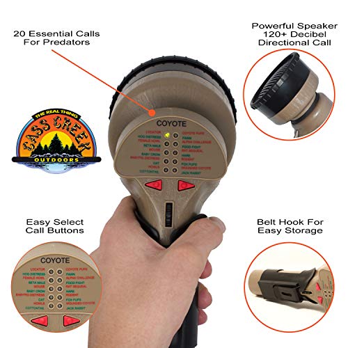 Cass Creek Mega Amp 20X Predator Call, Hand Held, Electronic Call, Loud Call, Expert Calls For The Beginner, Cc548 #TOP2