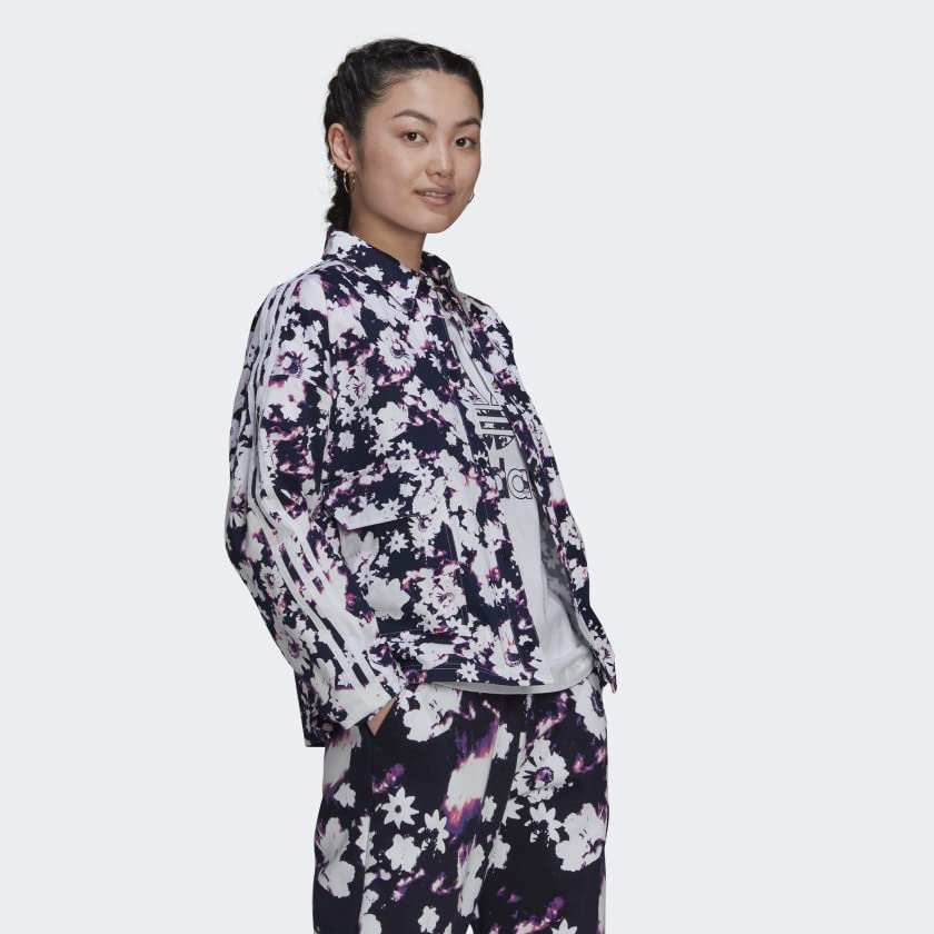 Veste de survêtement Adidas multicolore confortable en taille M - 4