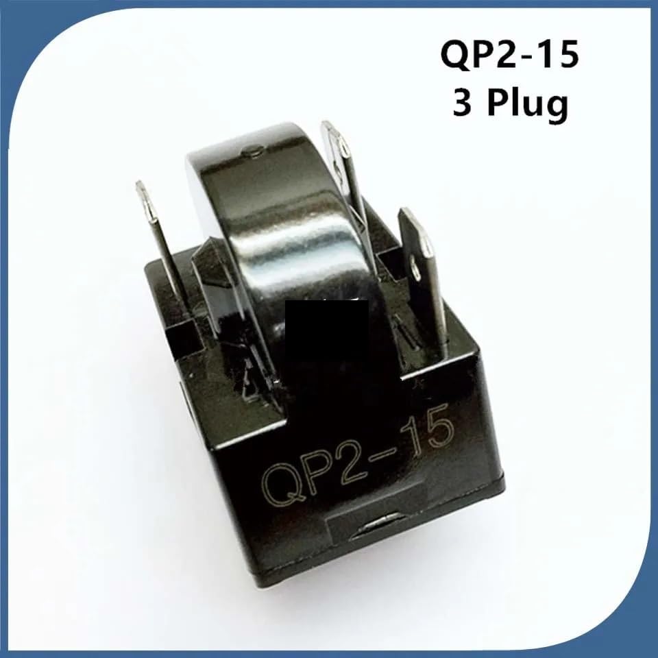 refrigerator parts, 1pcs Refrigerator PTC Starter Thermal Protector Relay QP2-12 QP2-22 QP2-33 QP2-15