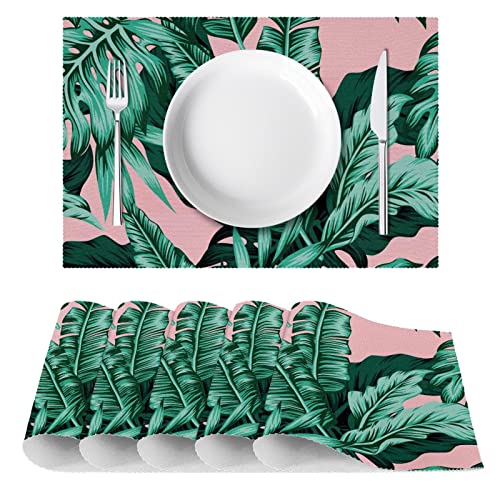 Set de table feuille de palmier : la solution anti-glisse et chaleur pour vos repas - 3