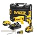 Produktbild DeWalt Akku-Trockenbauschrauber / Schnellbauschrauber (18 Volt, 5.0 Ah, bürstenlos, inkl. Magazinvorsatz DCF6201, 2x XR Li-Ion Akkus, System-Schnellladegerät, Tstak Box II), DCF620P2K
