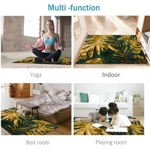 Tapis de porte lavable antidérapant absorbant tropical cuisine entrée - 6