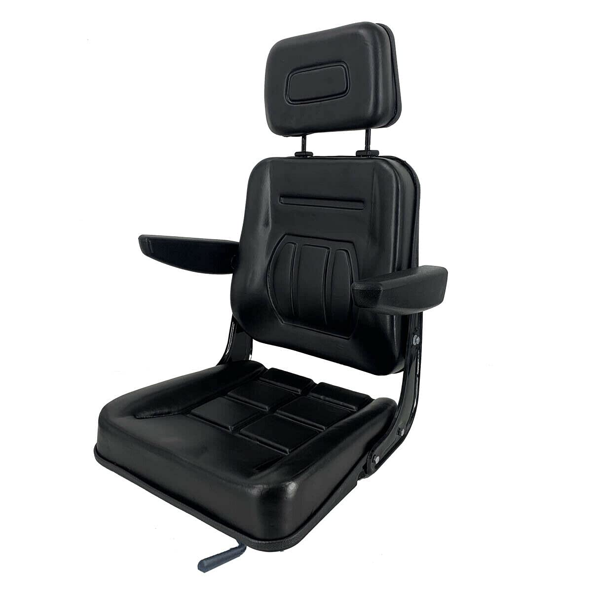 Buy YILIKISS Universal Forklift Seat with Armrest Backrest Headrest
