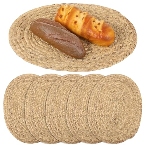 Sets de table en rotin pour vos dîners et repas conviviaux de forme ovale - 2