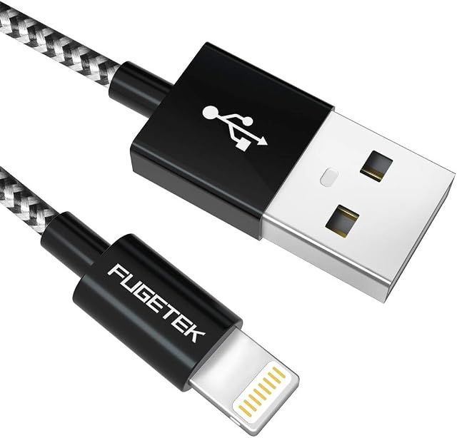iPhone Charger Cable 1M/3FT Charging USB Syncing Data Nylon Braided Cord Compatible with iPhone 11/Xs/Max/XR/X/8/8 Plus/7/7 Plus/6/6S/6 Plus/5S/SE