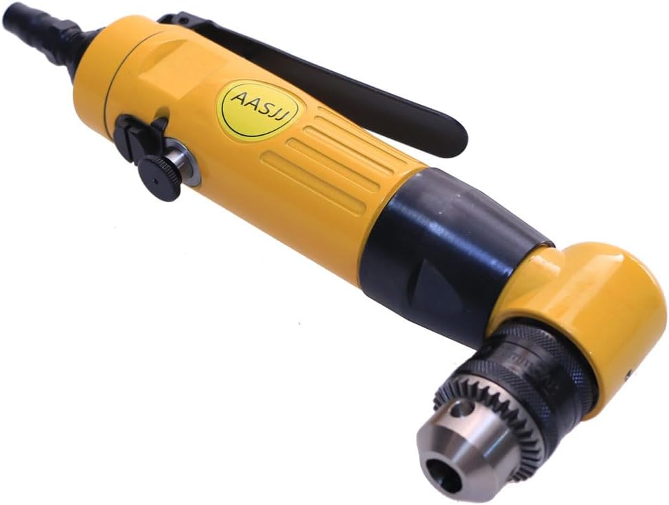 3/8" Reversible Air Angle Drill 90 Degree Air Drill Right Angle Drill Pneumatic Pistol Drill Pneumatic Drill Electric Screwdriver Drill (AT-4036)