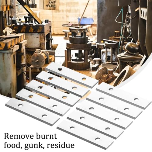 GYSRXS Pack of 10 Paint Scraper Replacement Blades 2 Inch Double-Edged Carbide Inserts Suitable for TP-1530 Scraper for Removing Paint, Rust, Concrete, 50 x 12 x 15 mm (Silver) 5 GYSRXS Pack of 10 Paint Scraper Replacement Blades 2 Inch Double-Edged Carbide Inserts Suitable for TP-1530 Scraper for Removing Paint, Rust, Concrete, 50 x 12 x 15 mm (Silver) - Image 5